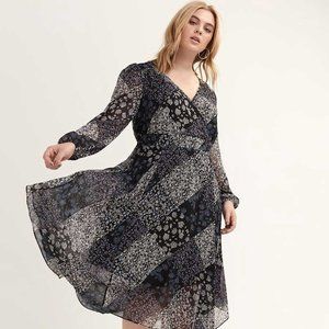 Flowy Paisley/Patchwork Dress
